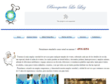 Tablet Screenshot of banqueteslaluz.com